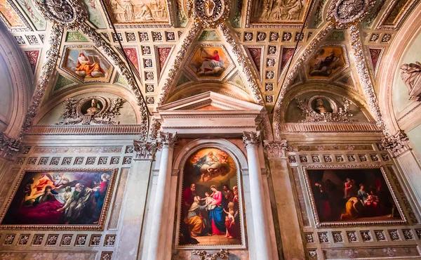 Lucca Italia Junio 2016 Interiores Detalles Arquitectónicos Basílica San Frediano — Foto de Stock