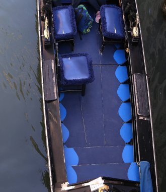 Venedik, İtalya, 24 Nisan 2018: gondol Venedik, İtalya grand canal, 24 Nisan 2018, Tarih