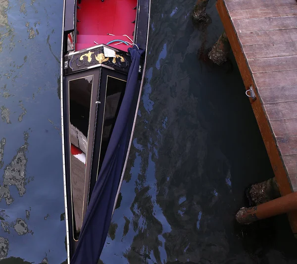 Venice Italy April 2018 Gondola Grand Canal April 2018 Venice — Stock Photo, Image