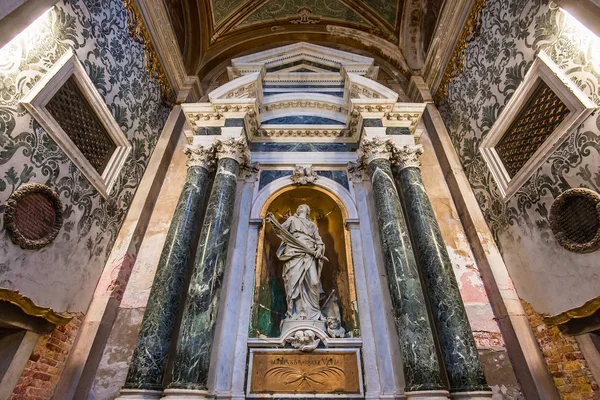 Venecia Italia Abril 2018 Interiores Detalles Arquitectónicos Chiesa Gesuiti Abril — Foto de Stock