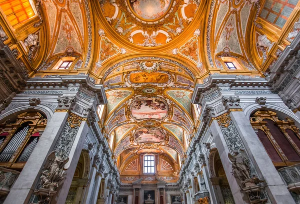 Wenecja Włochy Kwietnia 2018 Wnętrza Detale Architektoniczne Chiesa Gesuiti Kwietnia — Zdjęcie stockowe