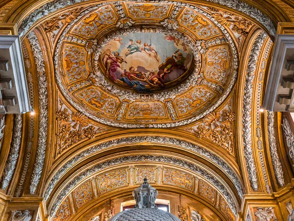 Venezia Italia Aprile 2018 Interni Dettagli Architettonici Chiesa Gesuiti Aprile — Foto Stock