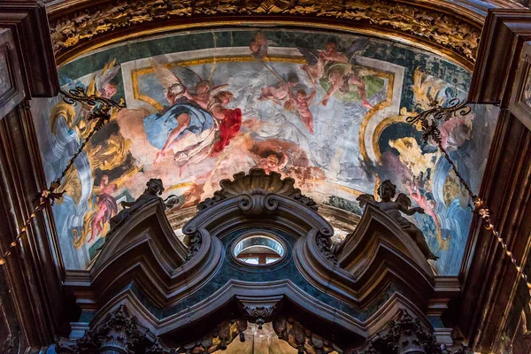 Venecia Italia Abril 2018 Interiores Detalles Arquitectónicos Iglesia Santa Maria —  Fotos de Stock