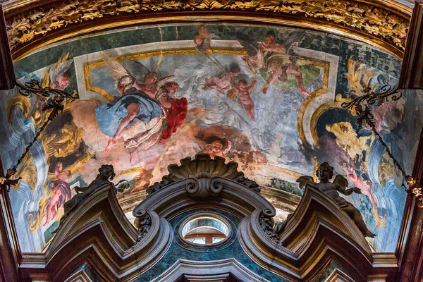 Venetië Italië April 2018 Interieurs Architectonische Details Van Kerk Santa — Stockfoto