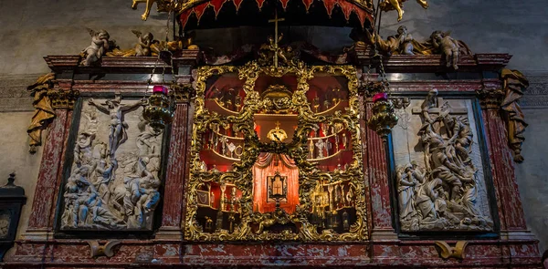 Venice Italy April 2018 Interiors Details Basilica Santa Maria Gloriosa — Stock Photo, Image