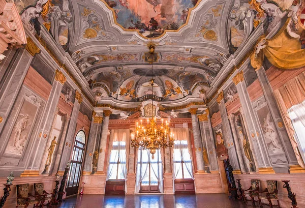 Βενετία Ιταλία Απριλίου 2018 Εσωτερικούς Χώρους Διακόσμηση Οροφές Και Τοιχογραφίες — Φωτογραφία Αρχείου