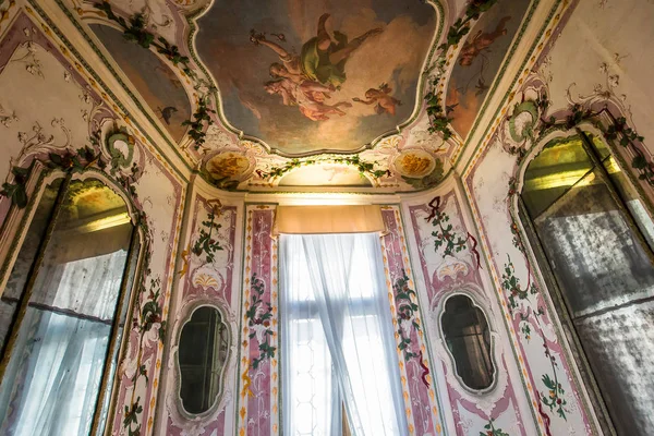 Venecia Italia Abril 2018 Decoración Interiores Techos Frescos Del Palacio — Foto de Stock