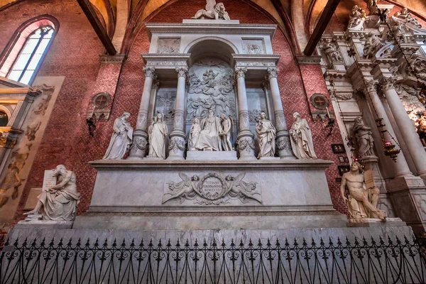 Venedig Italien April 2018 Inredning Och Detaljer För Basilikan Santa — Stockfoto