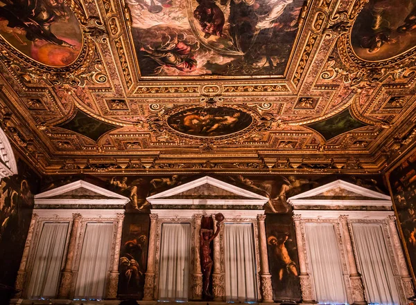 Venice Itália Abril 2018 Arquitetura Detais Scuola Grande San Rocco — Fotografia de Stock