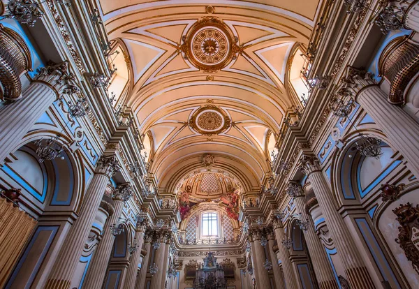 Сицилія Італія Червня 2018 Інтер Єри Фрески Церкви Сан Пласідо — стокове фото