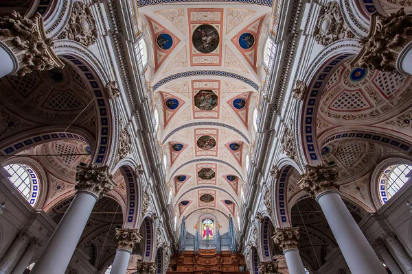 Modica Sicily Italy June 2018 Interiors Details Frescoes San Pietro — Stock Photo, Image