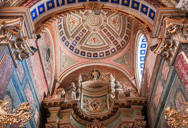 Modica Sicilien Italien Juni 2018 Inredning Detaljer Och Fresker San — Stockfoto