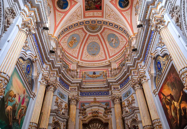 Modica Sicilia Italia Junio 2018 Detalles Interiores Frescos Iglesia San — Foto de Stock