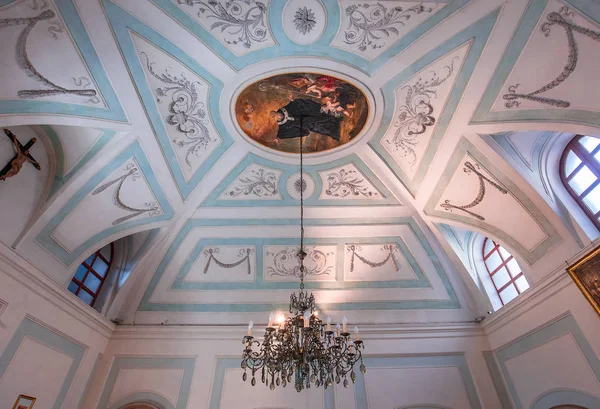 Catania, Sicilya, İtalya, 12 Haziran 2018: iç mekanlar ve freskleri Bazilikası duomo Kilisesi, 12 Haziran 2018, Catania, Sicilya, İtalya