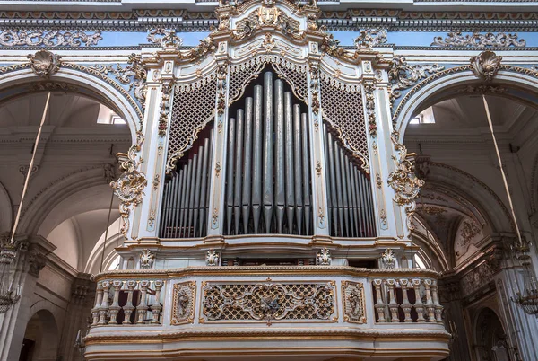 Modica, Sicilya, İtalya, 19 Haziran 2018: iç Ayrıntılar ve freskleri san Giorgio Kilisesi, 19 Haziran 2018 Duomo, Modica, Sicilya, İtalya