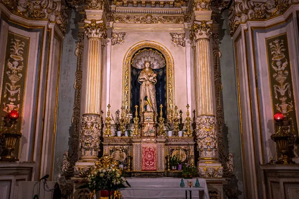 Modica Sicily Italie Juin 2018 Détails Intérieurs Fresques Dans Église — Photo