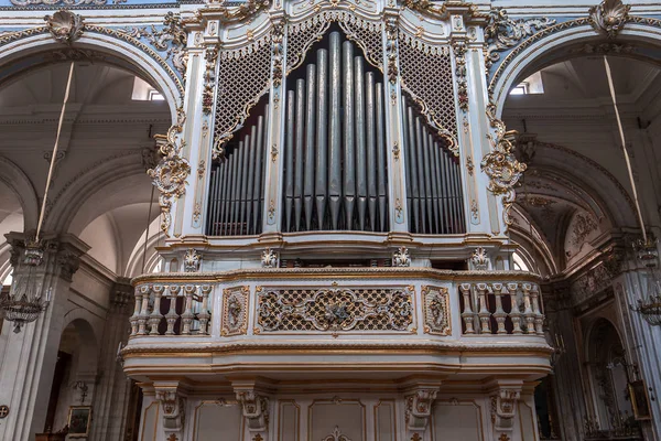 Modica, Sicilya, İtalya, 19 Haziran 2018: iç Ayrıntılar ve freskleri san Giorgio Kilisesi, 19 Haziran 2018 Duomo, Modica, Sicilya, İtalya