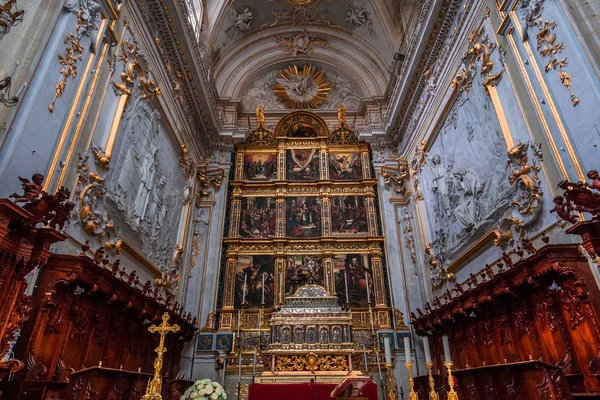 Modica Sizilien Italien Juni 2018 Ausstattungsdetails Und Fresken Dom Der — Stockfoto