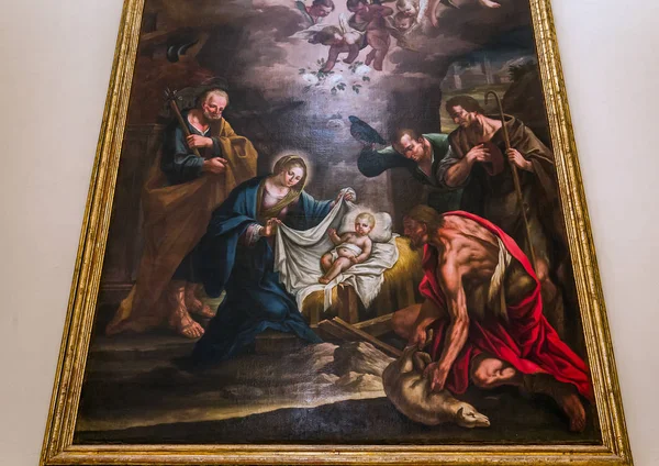 Noto Sicilia Italia Junio 2018 Interiores Frescos Iglesia Basílica Duomo — Foto de Stock