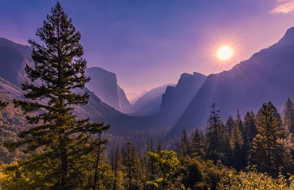 Vale Yosemite Parque Nacional Yosemite Califórnia Eua — Fotografia de Stock