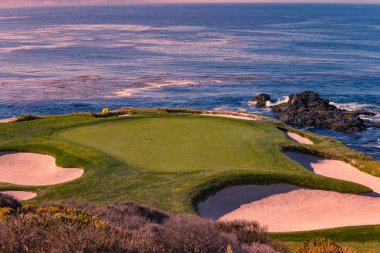 Pebble Beach golf sahası, Monterey, California, ABD
