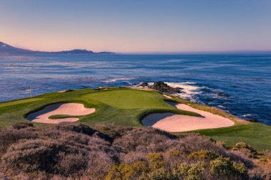 Pebble Beach golf sahası, Monterey, California, ABD