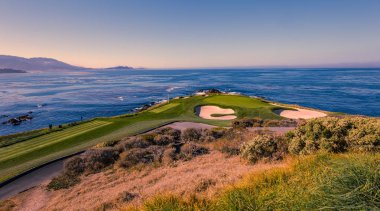 Pebble Beach golf sahası, Monterey, California, ABD