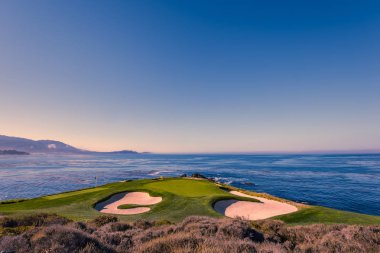 Pebble Beach golf sahası, Monterey, California, ABD