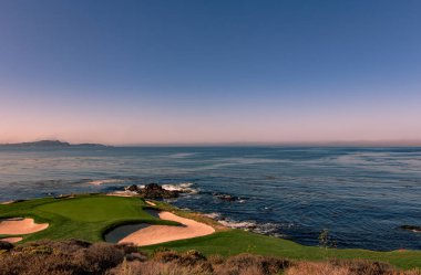 Pebble Beach golf sahası, Monterey, California, ABD