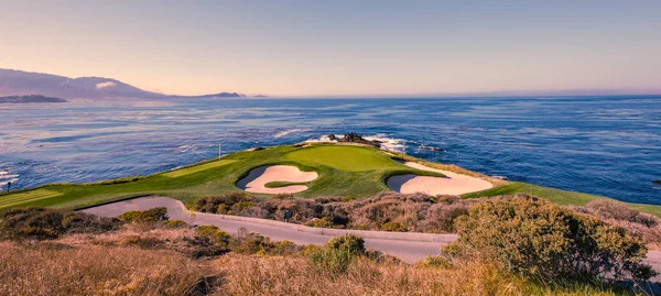 Utsikt Över Pebble Beach Golfbana Monterey Kalifornien Usa — Stockfoto