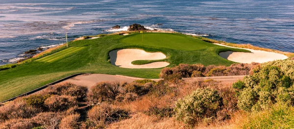 Blick Auf Den Golfplatz Pebble Beach Monterey Kalifornien Usa — Stockfoto