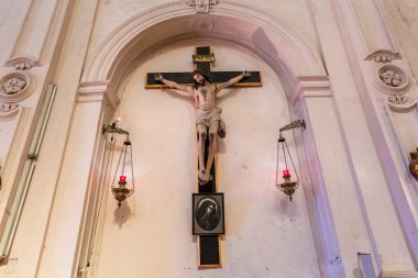 Noto, Sicilya, İtalya, 16 Haziran 2018: San Francesco assisi Kilisesi, 16 Haziran 2018 yılında Noto, Sicilya, ital