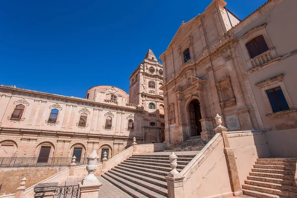 Noto Sicilië Italië Juni 2018 Assisi San Francesco Kerk Noto — Stockfoto