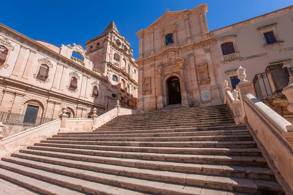 Noto Sicilië Italië Juni 2018 Assisi San Francesco Kerk Noto — Stockfoto