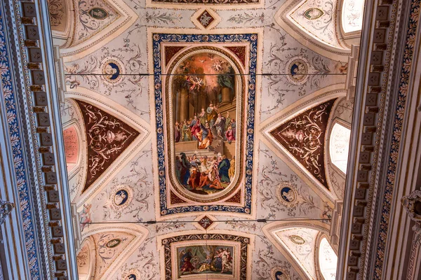 Noto Sicily Italy June 2018 Interiors San Salvatore Church June — Stock Photo, Image