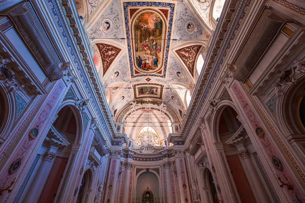 Noto Sicily Italy June 2018 Interiors San Salvatore Church June — Stock Photo, Image