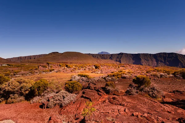 Vulcano Piton Fournaise Isola Della Riunione Oceano Indiano Francia — Foto Stock