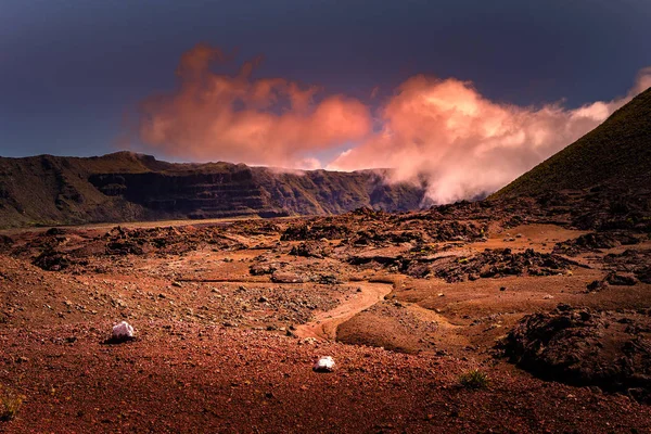 Piton de la Fournaise volkanı, Buluşma adası, Hint Okyanusu, Fransa