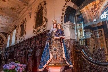 Saint Charles Borromee kilisesinin iç mekanları, Anvers, Belçika