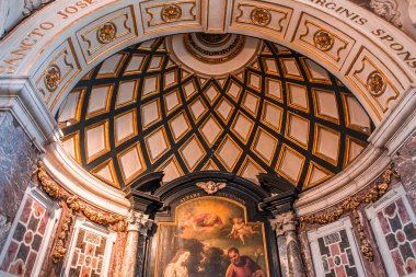 Saint Charles Borromee kilisesinin iç mekanları, Anvers, Belçika