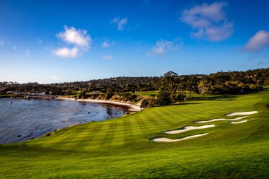 California sahil şeridi golf sahası