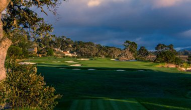 California sahil şeridi golf sahası