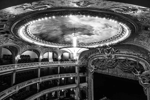 Opera comique de Paris, interiores e detalhes — Fotografia de Stock