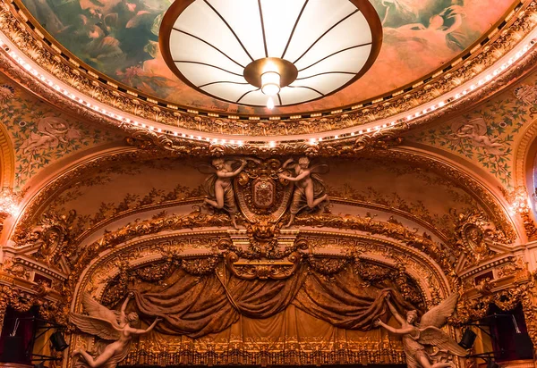 Paris Opera Comique, iç ve detaylar — Stok fotoğraf