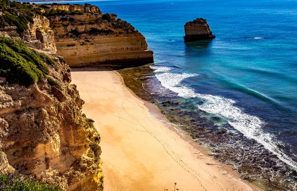 Marinha beach, algarve, Portekiz — Stok fotoğraf