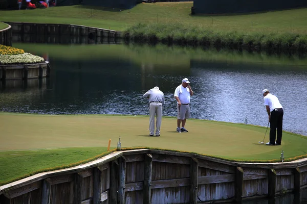 Hål 17, TPC Sawgrass, spelarna 2012, Ponte Vedra, fl — Stockfoto