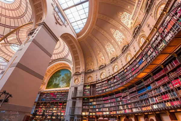 Nationalbiblioteket i Paris, Frankrike, interiörer — Stockfoto