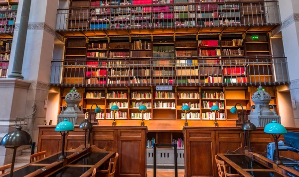 Nationalbibliothek von Paris, Frankreich, Innenräume — Stockfoto