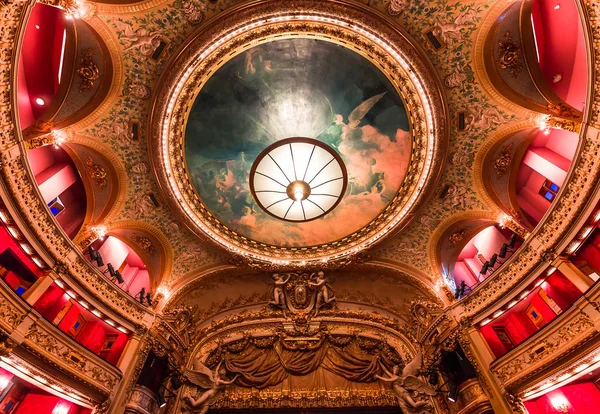 Opera comique de Paris, interiores e detalhes — Fotografia de Stock