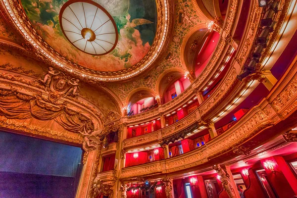 Opera comique de Paris, interiores e detalhes — Fotografia de Stock